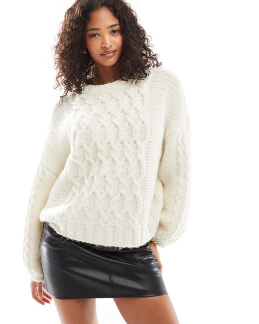 Vero Moda White – strickpullover