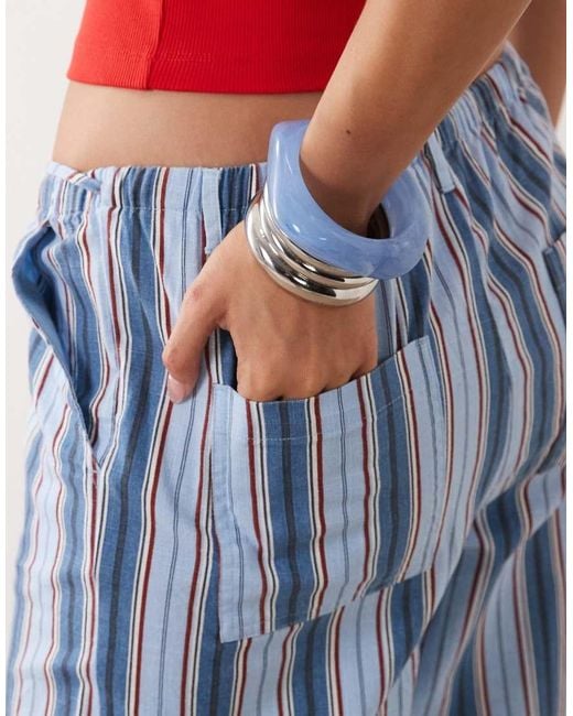 ASOS Blue Pull On Pants