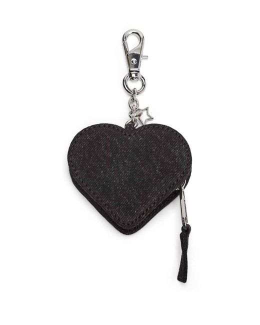 Monedero Negro En Forma De Corazón De Tommy Hilfiger de color Black