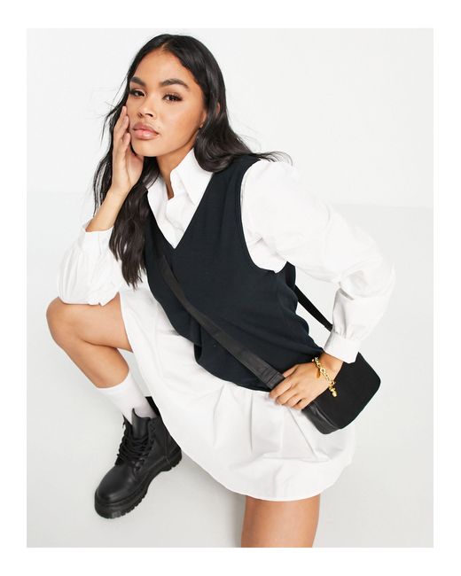 I Saw It First 2 In 1 Knitted Vest 