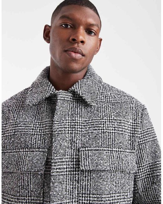 Only & Sons Gray Pocket Detail Short Jacket for men
