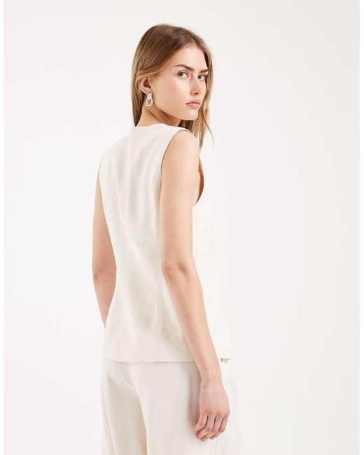 ONLY Elegant Gilet in het White