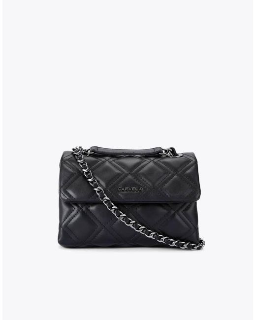 Carvela Kurt Geiger Black Rosa Chain Shoulder Bag