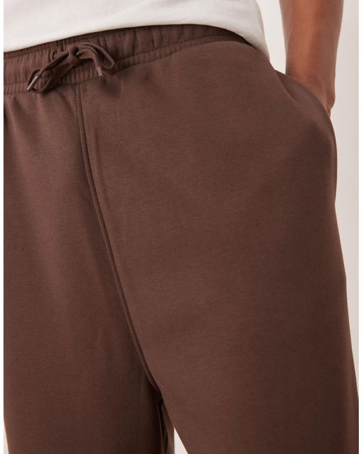 ASOS – essentials – jogginghose in Natural für Herren
