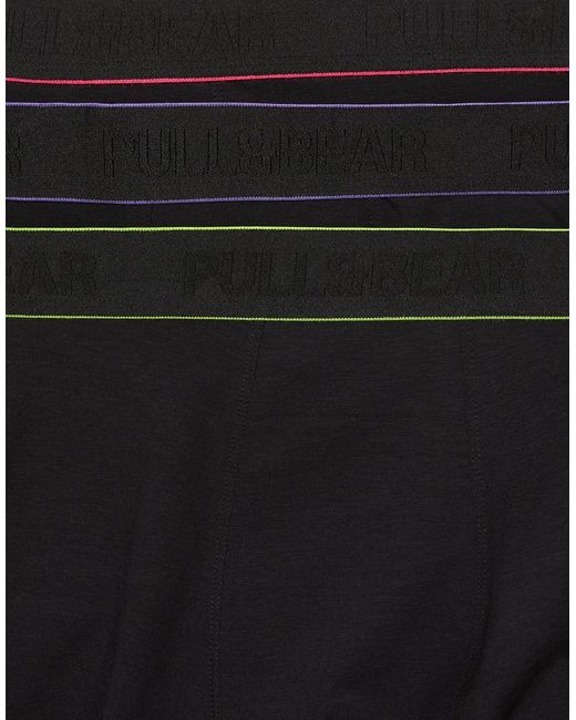 Pull&Bear Black Pack Of 3 Boxers for men