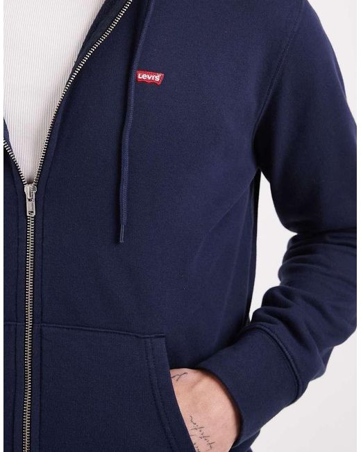Levi's Blue Levi' S Original Hallmark Logo Sweatshirt for men