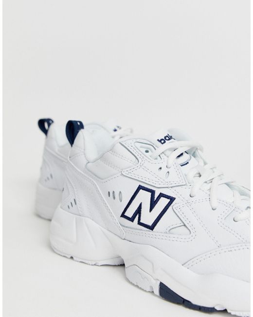 New Balance 608 Chunky Trainers in White | Lyst Australia