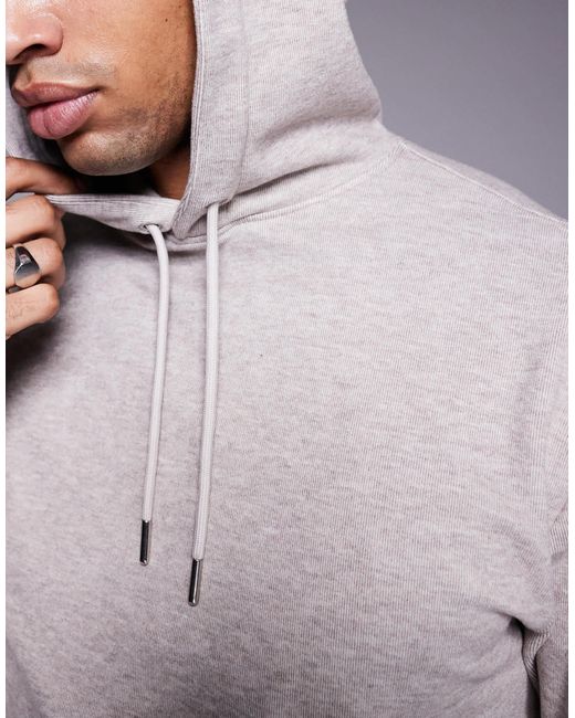 River Island Gray Mix & Match Super Cosy Lounge Hoodie for men