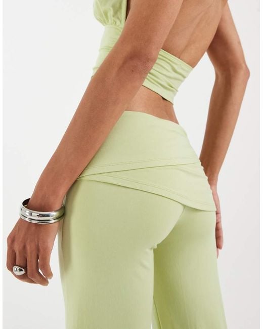 Motel Green Lolicy Low Waist Pants