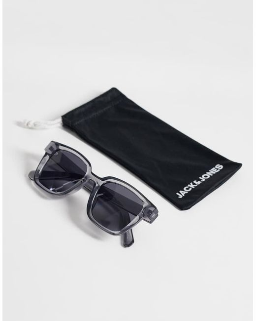 Jack & Jones Metallic Square Sunglasses for men