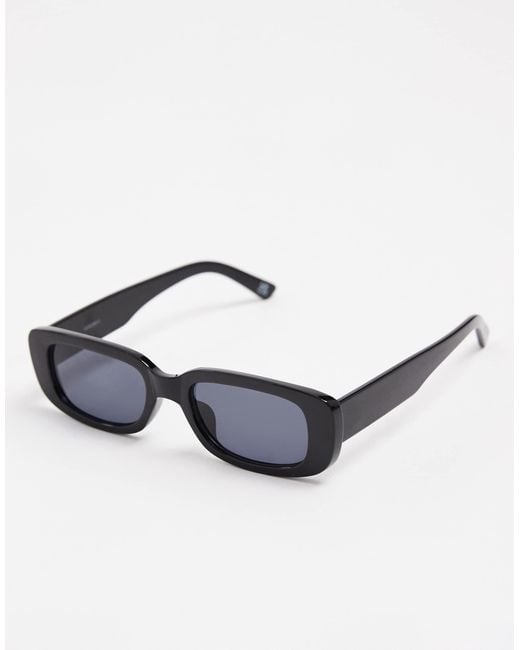 ASOS Blue Asos Deisgn Mid Square Sunglasses
