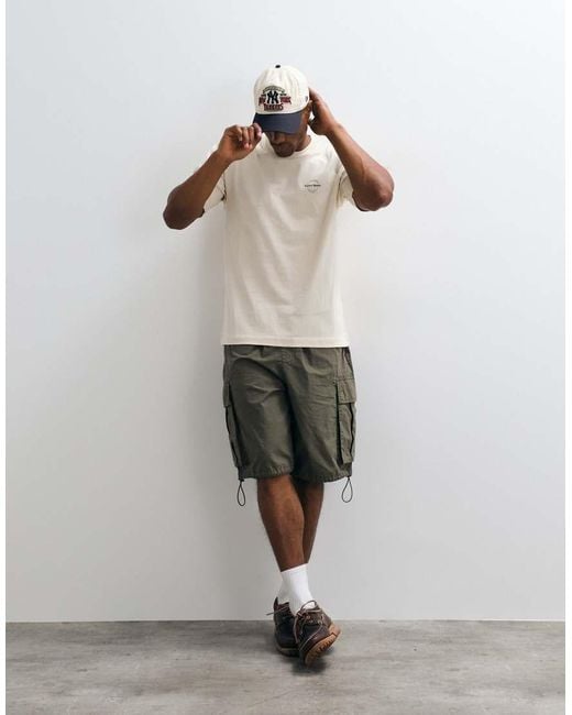 Parlez White T-Shirt With Graphic Back Print for men