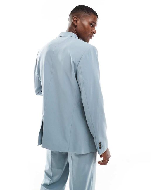 ASOS Blue Regular Suit Jacket for men