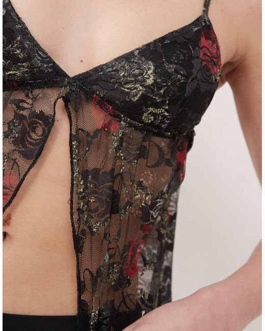 Motel Multicolor Nukara Lace Top