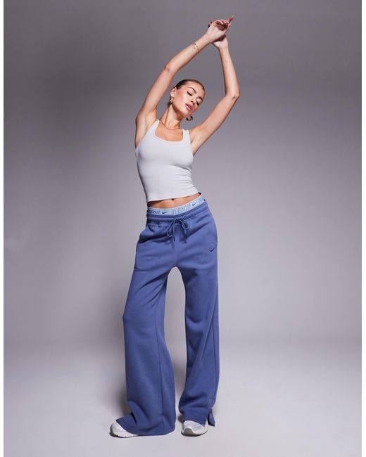 Nike Blue – phoenix fleece gym life – jogginghose