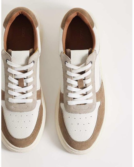 ASOS Natural Panelled Trainers for men