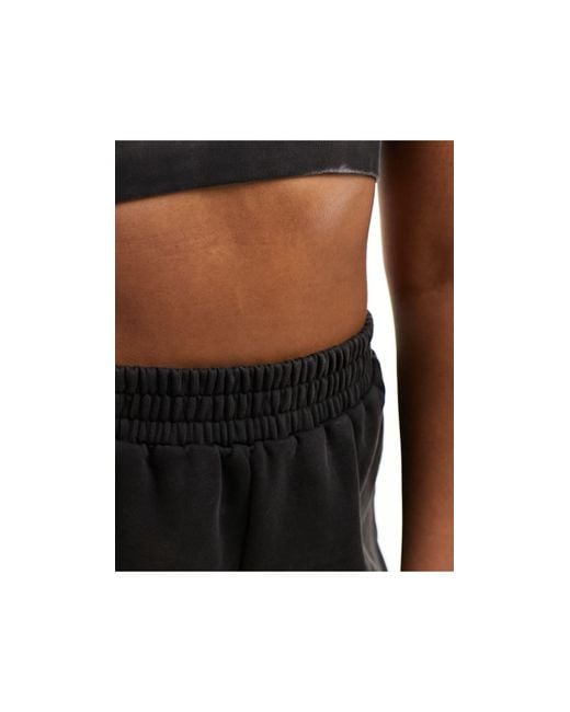 ASOS 4505 Black Icon Sweat Runner Short With Quick Dry