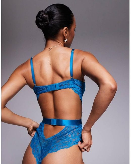 Ann Summers Blue Hold Me Tight Bodysuit