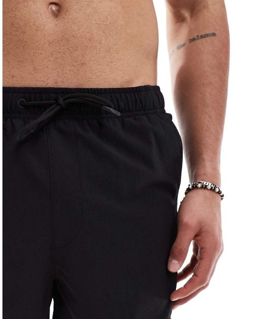 Pull&Bear Zwemshort Met Textuur En Zak in het Red voor heren