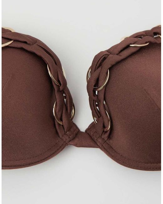 Tezenis Brown Push Up Royal Essence Bikini Top