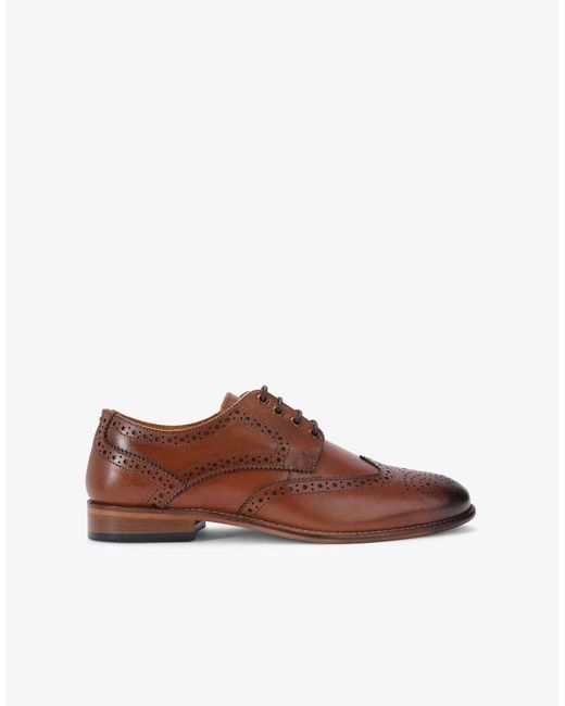 KG by Kurt Geiger Brown Connor Lace Up Shoes for men
