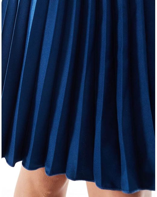 closet london wrap front pleated midi skater dress Closet London wrap front pleated midi skater dress in Black