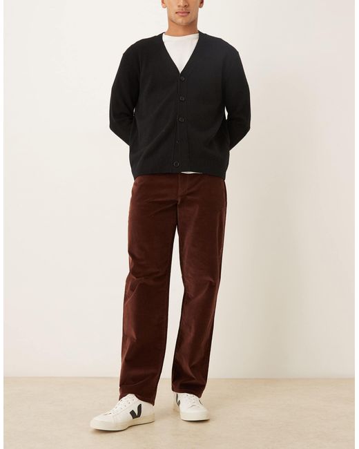 ASOS – hose aus cord in Black für Herren