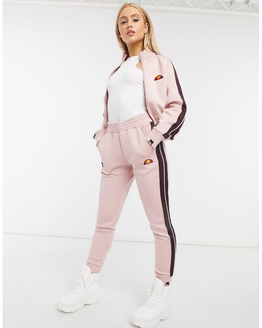 ellesse pink joggers