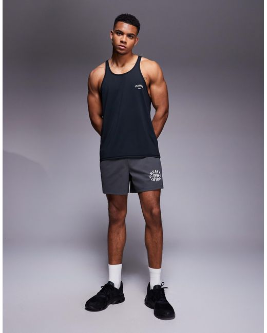 4505 Blue Training Club Mesh Stringer Vest for men