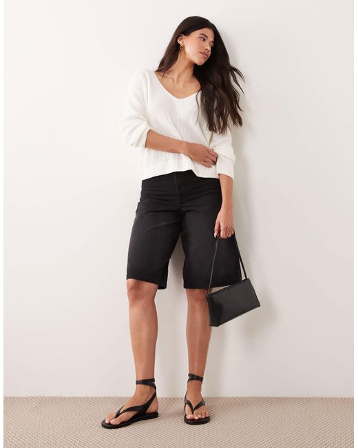 Miss Selfridge White – strickoberteil