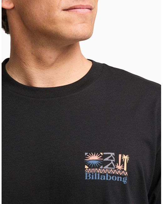 Billabong – segment – t-shirt in Black für Herren