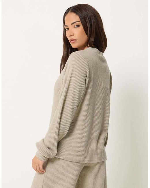 PixieGirl Natural Petite Textured Cardigan