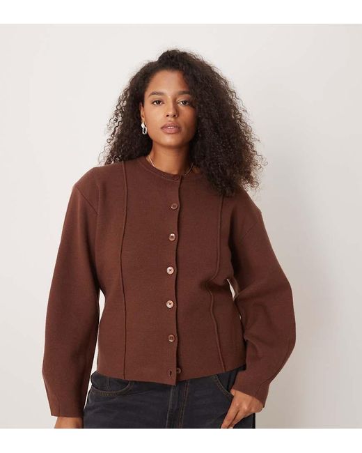 ASOS Asos Design Curve in het Brown