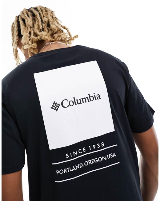 Columbia – barton springs – t-shirt in Blue für Herren