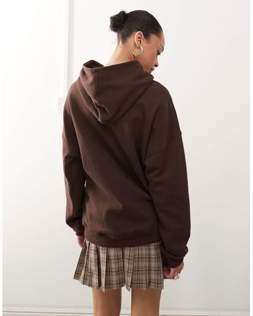 Motel Brown – oversize-kapuzenpullover