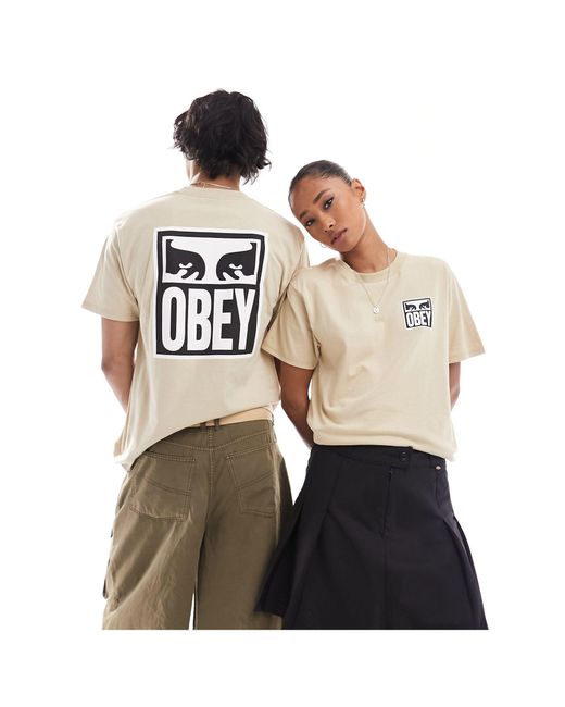 Obey Black Icon Eyes 2 Unisex T-shirt