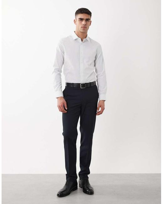 ASOS White Smart Slim Shirt for men