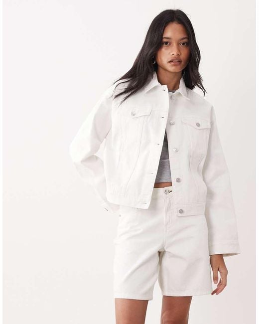 ASOS Natural Oversized 90's Denim Jacket