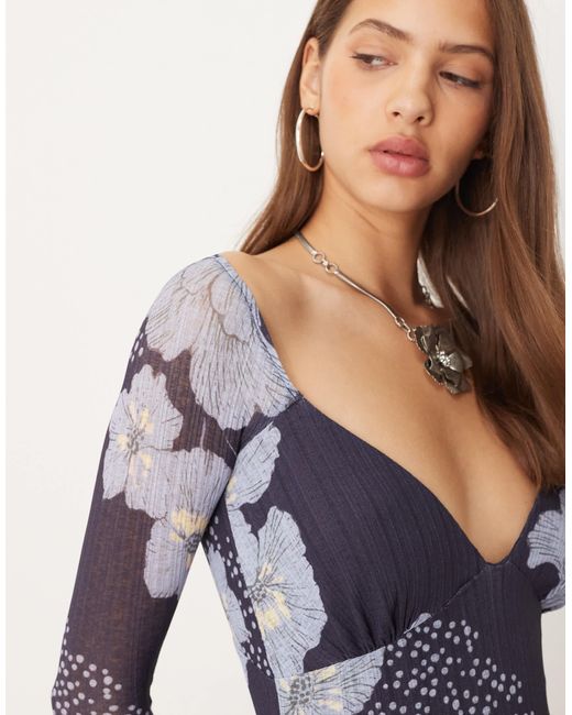 Free People White – calla – midikleid