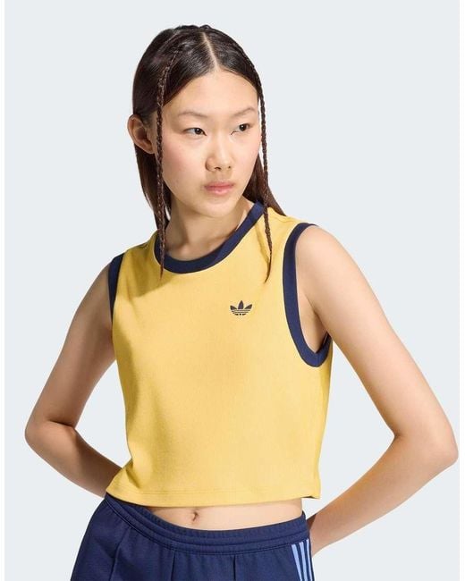 Adidas Originals Yellow Heather Tank