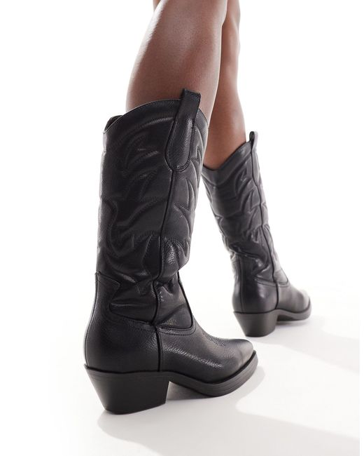 ONLY Black Western Boot