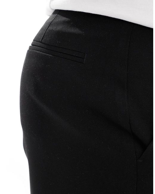 ASOS Black Straight Suit Trouser for men
