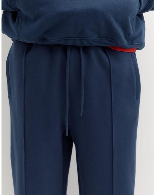 Pull&Bear Blue Stwd Joggers for men