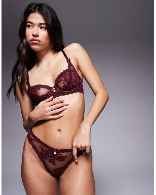 Boux Avenue Black – carissa – tanga