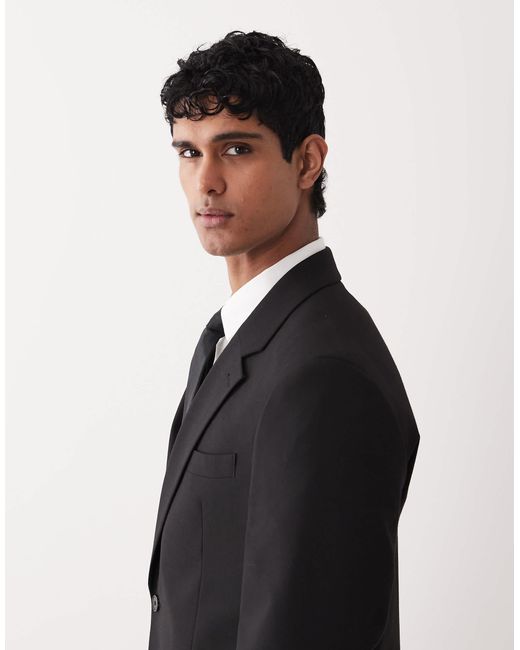 Blazer ASOS pour homme en coloris Black