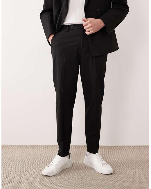 ASOS Natural Tapered Suit Pants for men