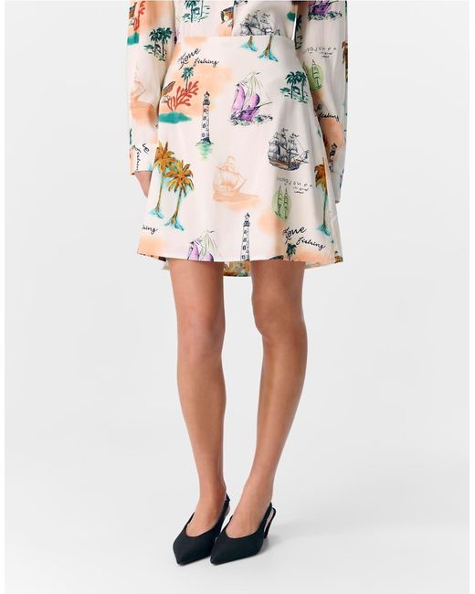 Object Mini Rok in het White
