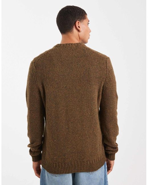Only & Sons – strickpullover in Brown für Herren