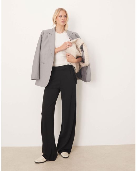 JDY Tall Natural – weit geschnittene hose