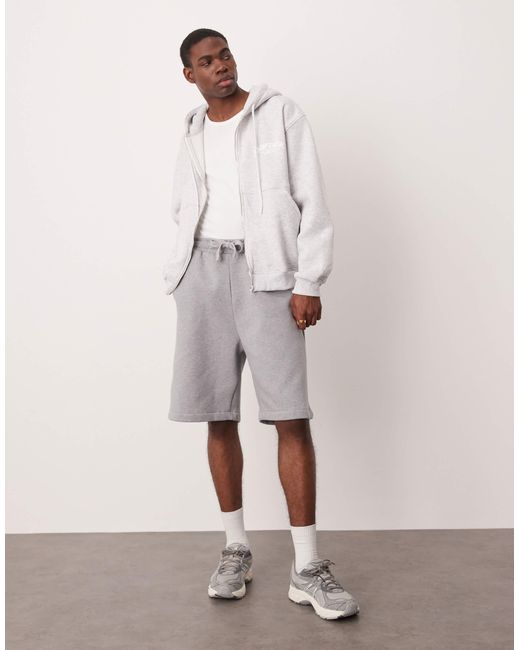 ASOS Purple Heavyweight Oversized Shorts 400gsm for men